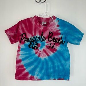 Kids Tie-Dye Pensacola Beach T-Shirt